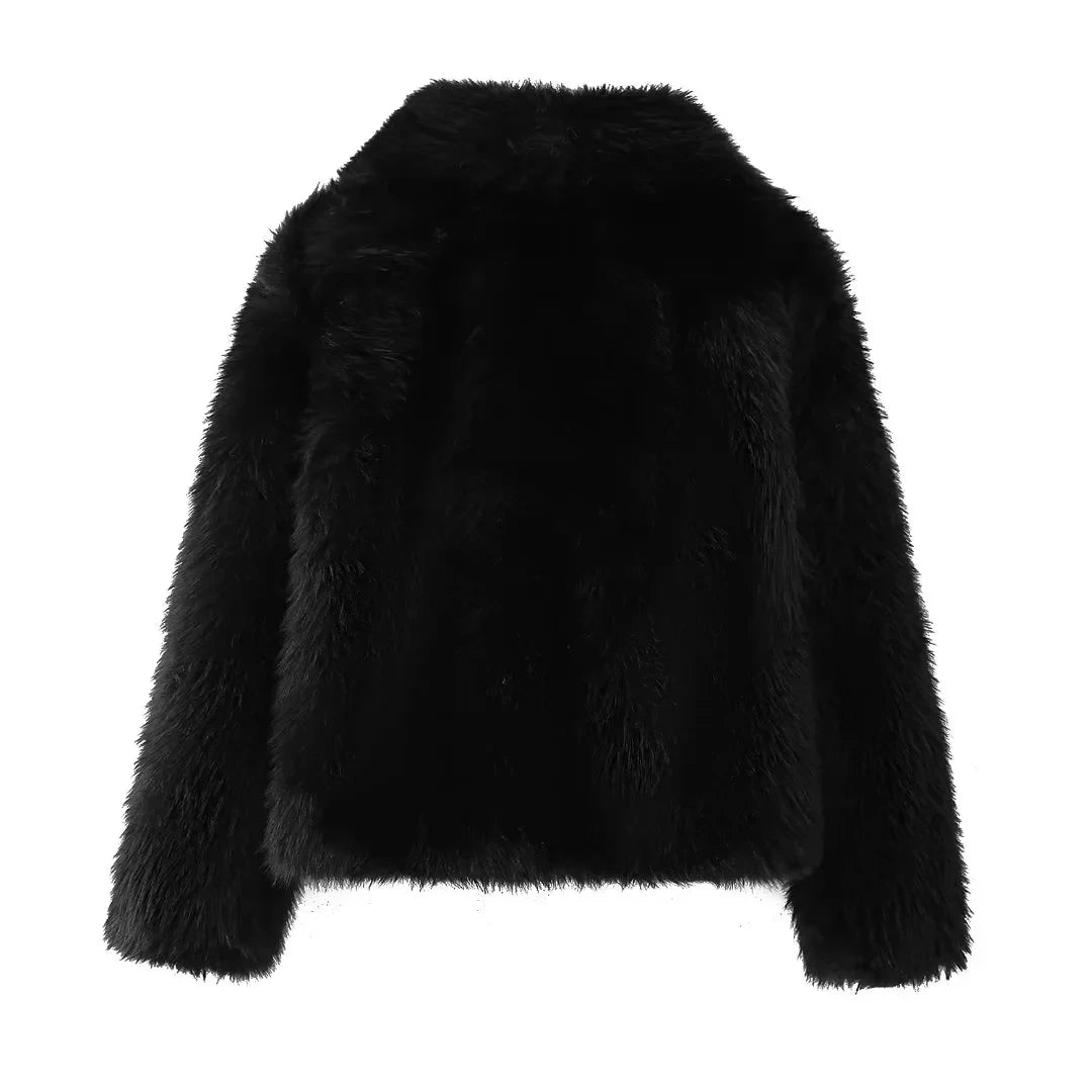 Faux Fur Oversized Coat